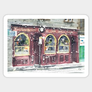 Leslie's Bar (snow) Sticker